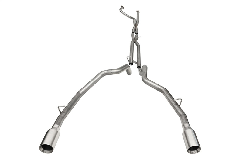RAM TRX Performance Exhaust - Rear - CORSA Performance - Baja Catback Dual Rear Exit - Satin - `21-`24